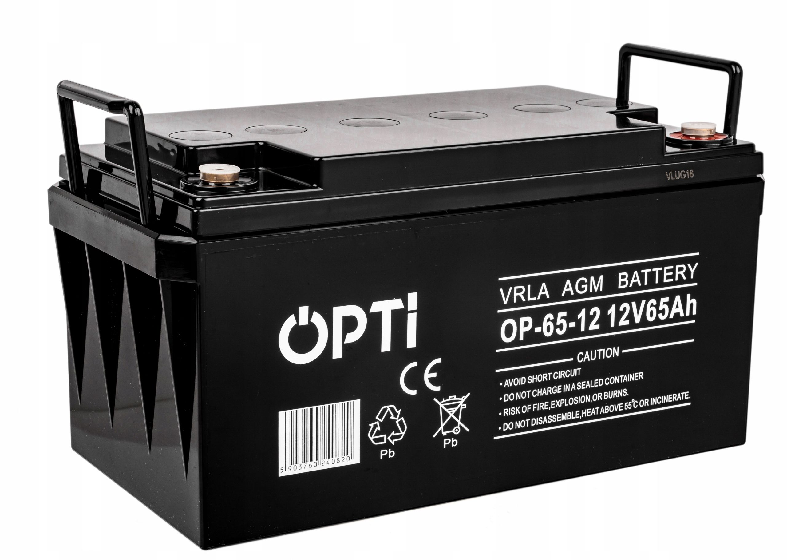 Akumulator AGM ups opti 12V 65AH VOLT POLSKA [AKU90]