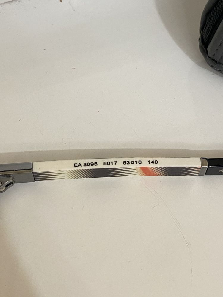Okulary dziecięce Oprawki emporio armani z etui i chusteczką swag y2k