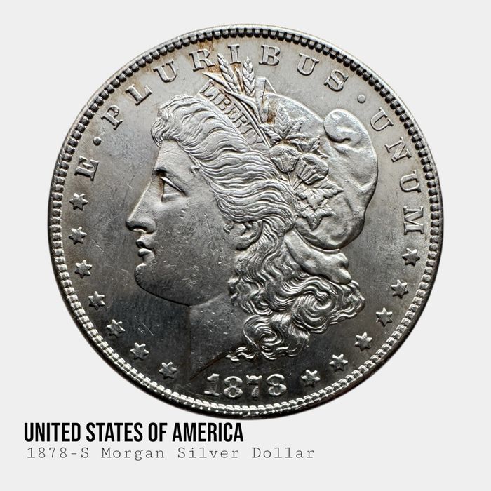 Срібні долари Morgan — різні роки, в наявності | колекційні монети США