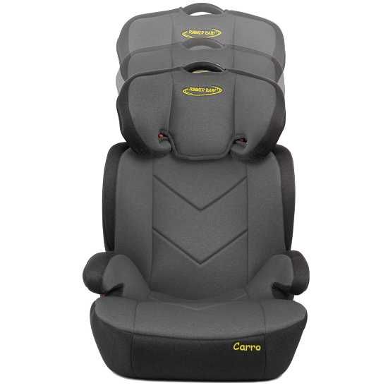 Nowy Fotelik Summer Baby Model CARRO 9-36kg Isofix Szary