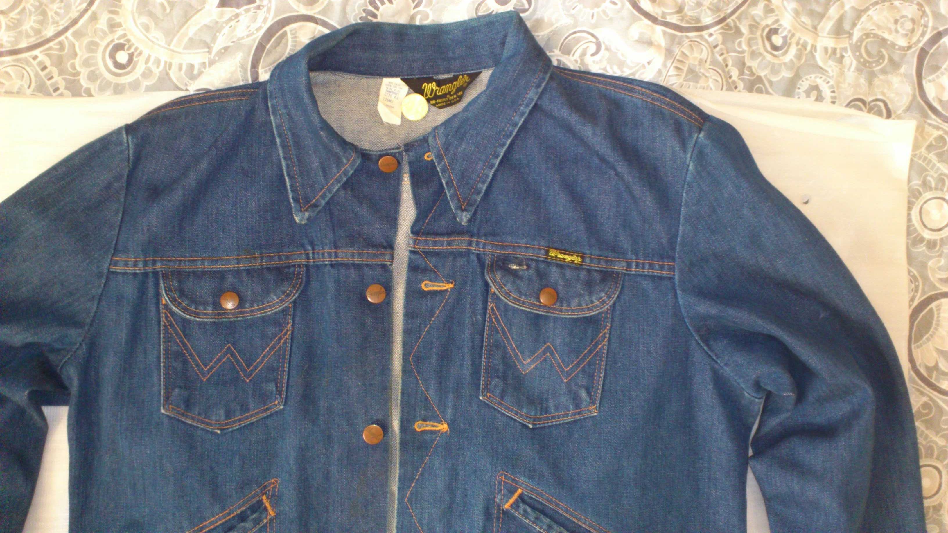Джинсовая куртка Wrangler 126MJ.made in USA,р48.Продажа-ОБМЕН на 50-52