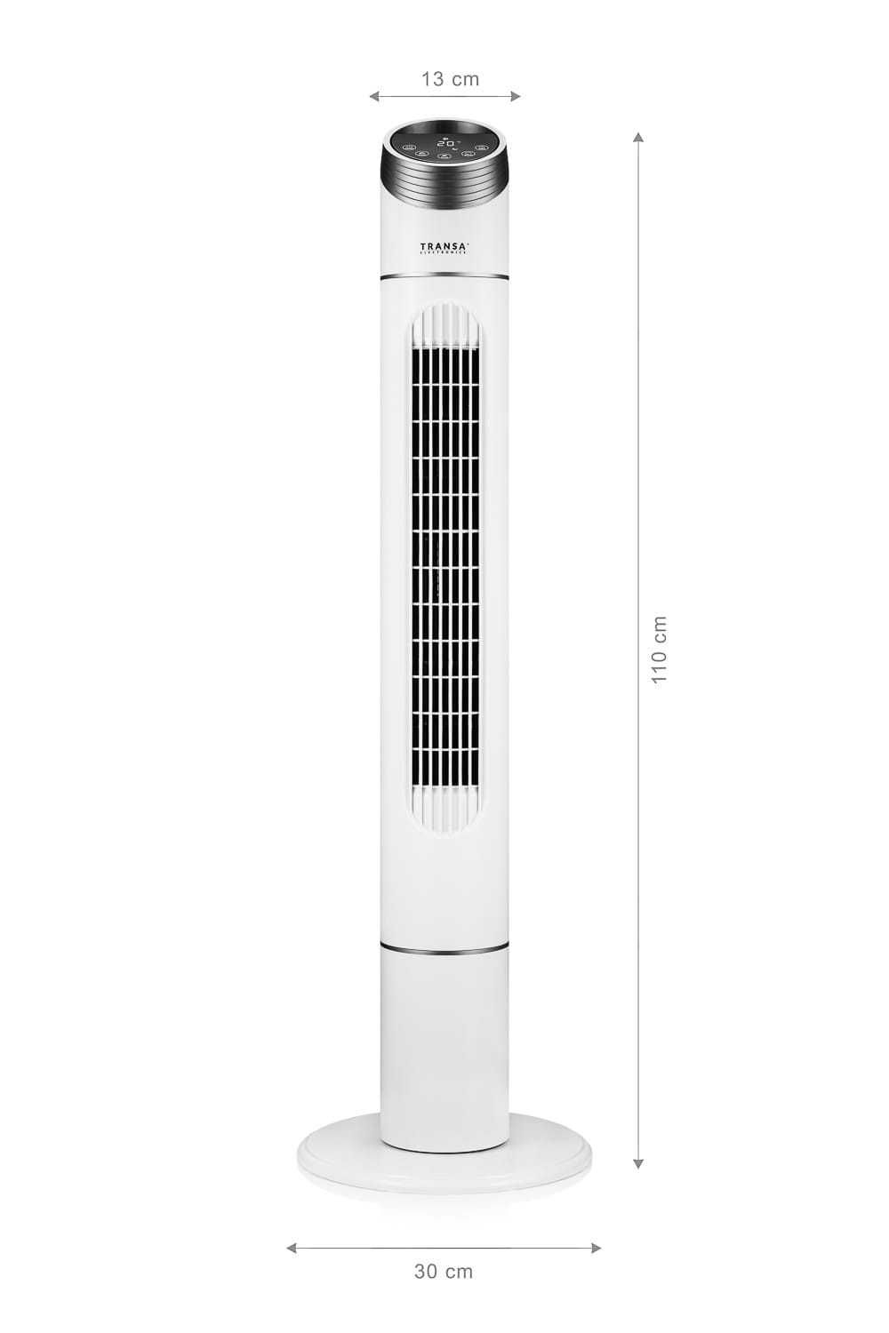 Wentylator Kolumnowy Podłogowy Wieżowy WhiteFan Transa 40W Pilot Timer