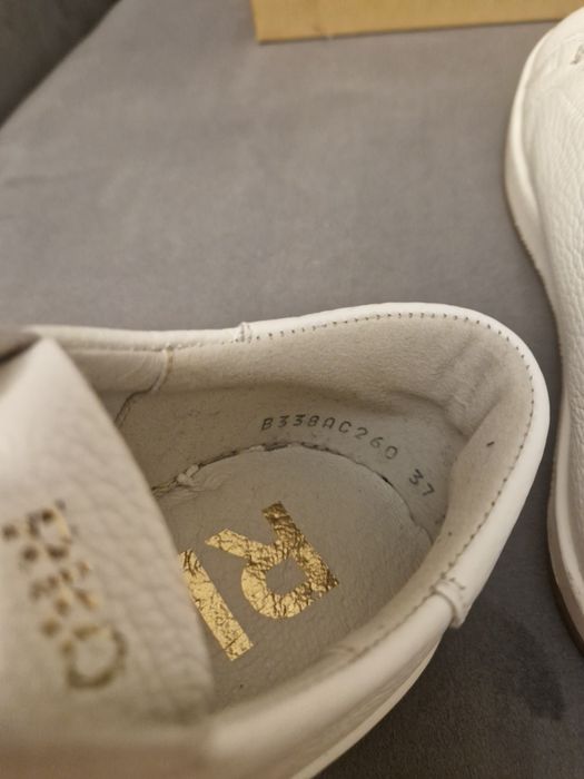 Skórzane tenisówki, półbuty Ryłko jak nowe