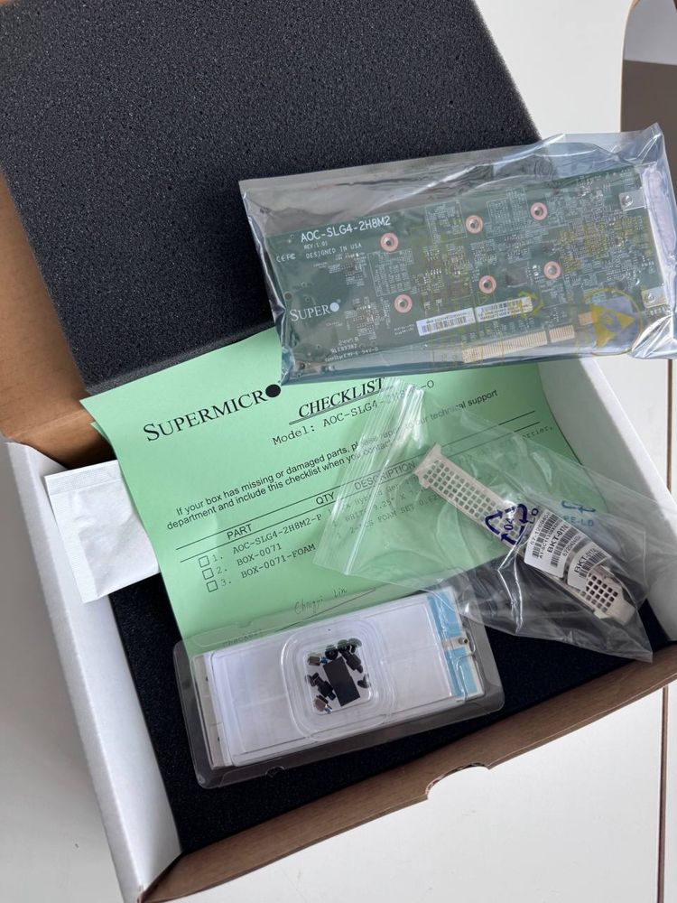 Raid-контроллер Supermicro AOS-LSG4-2H8M2