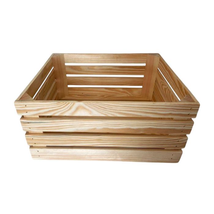 Drewniana skrzynka, idealna do domu, ogrodu i sklepu!