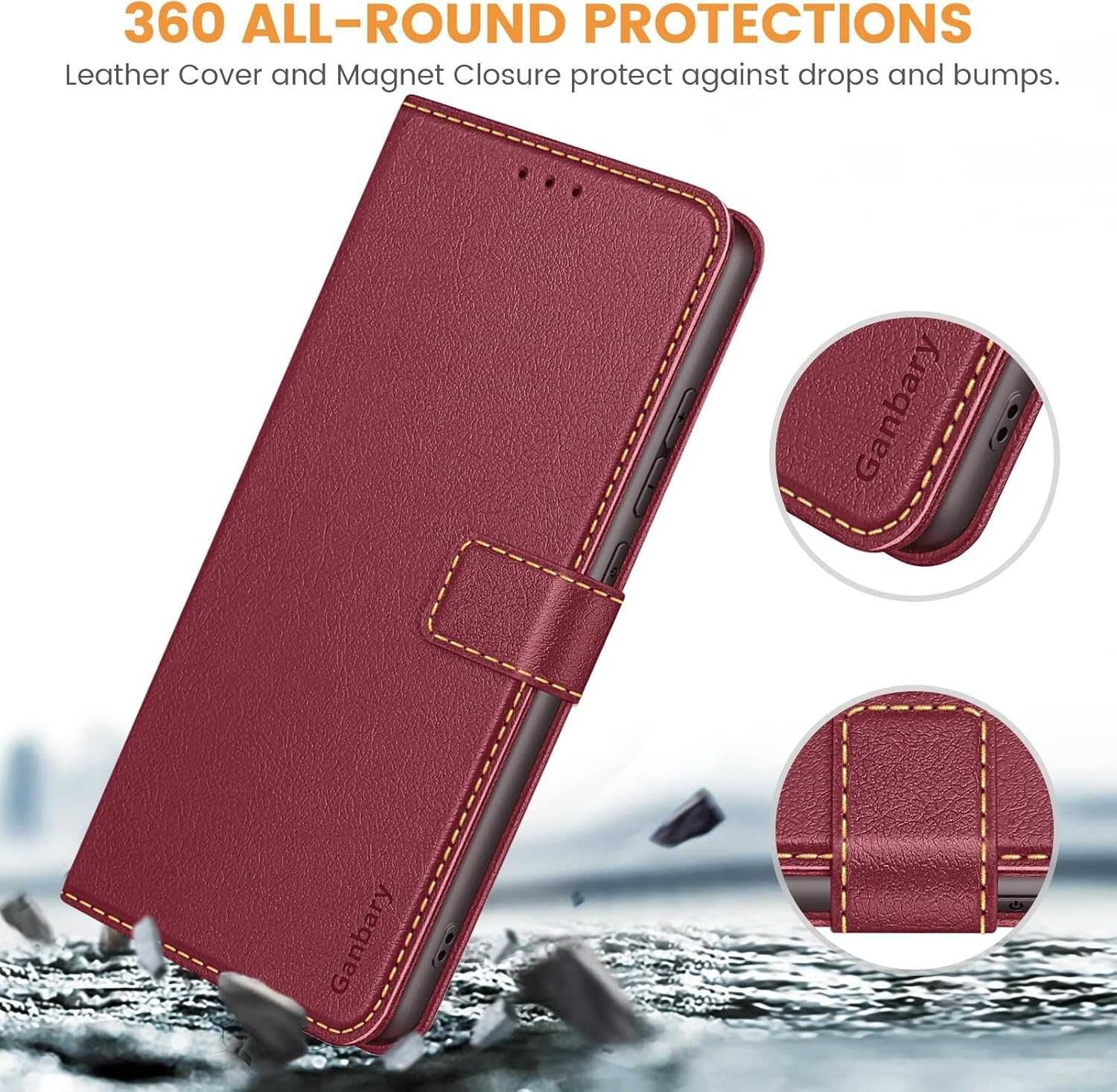 Etui z klapką do Xiaomi, Redmi Note 14 4G czarny