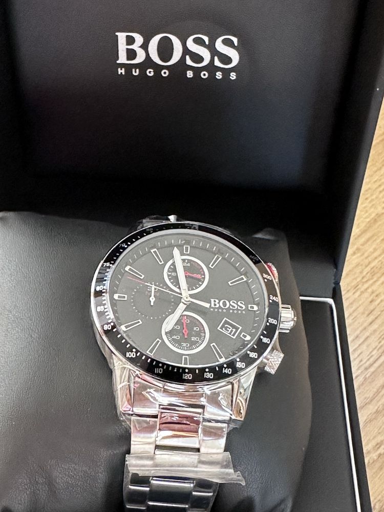 Relógio Hugo Boss novo mostrador preto