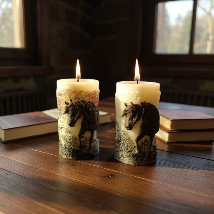 Олх доставка Свічка з символом року.Рік Коня.Новорічний подарунок