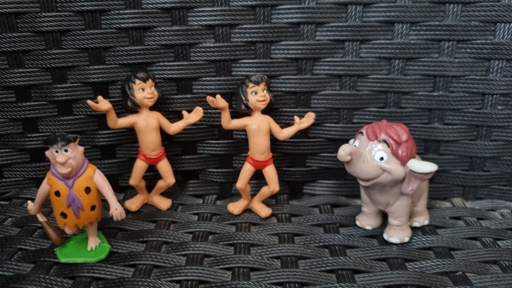 Stare figurki prl bully, księga dżungli, Kubuś puchatek