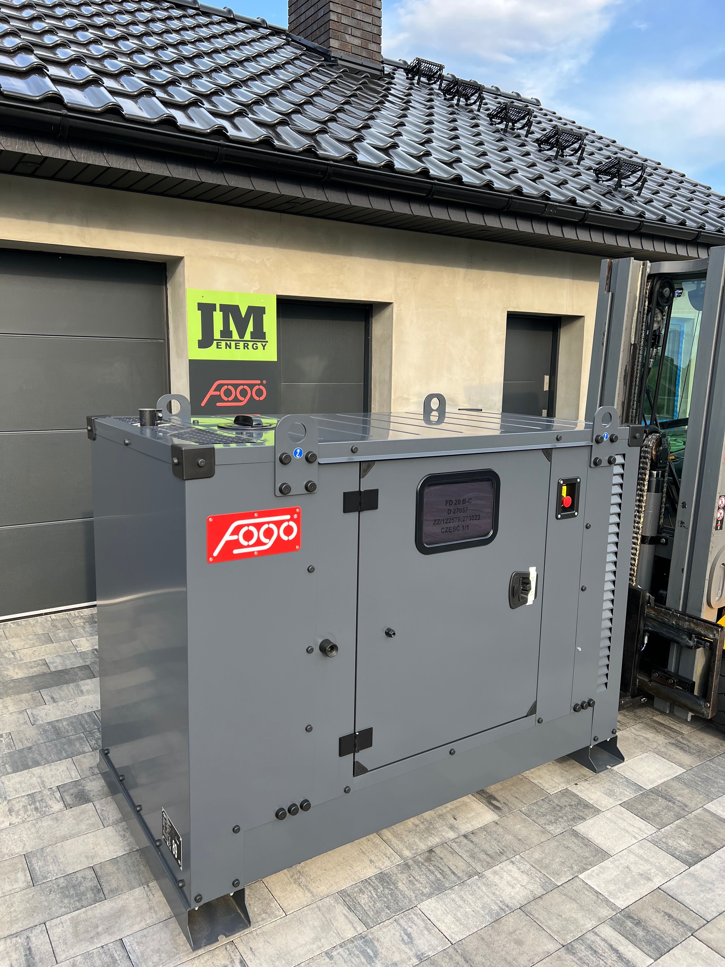 Agregat Prądotwórczy FOGO FD 20 B-C  18 KW OD RĘKI !!!  Cicha Praca