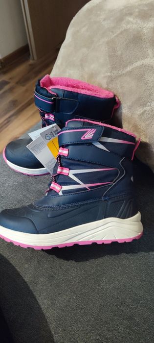 Buty śniegowce dla dziewczynki r. 33