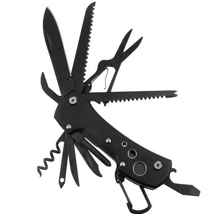 MULTITOOL Scyzoryk Wędkarski Nóż Piła Skrobak Ryby Nożyczki Szydło 031