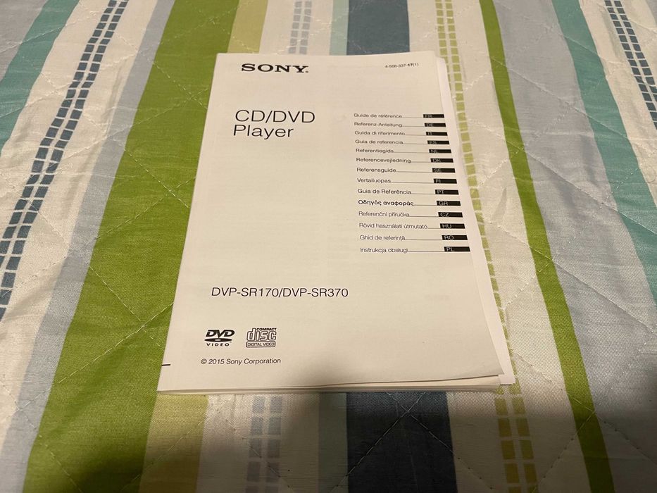 Leitor de DVD Sony DVP-sr370