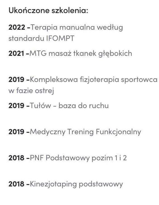 Fizjoterapia z dojazdem do domu pacjenta