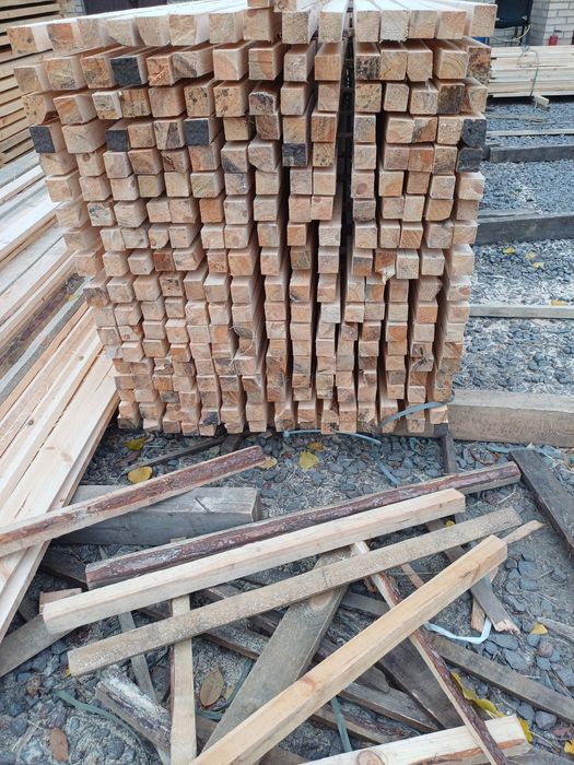 Пиломатеріали обрізна 50×150×6, 30×100×4/4,5/6м