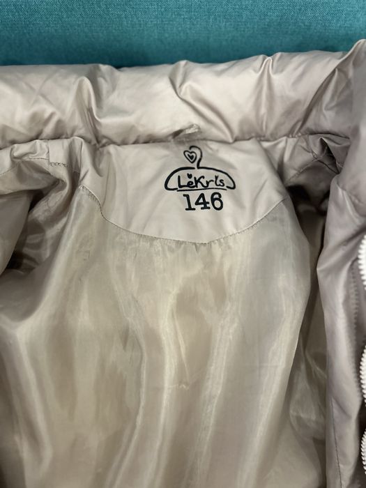 Куртка дівчинка, зима, 146 розмір, беж, в ідеальному стані!!!