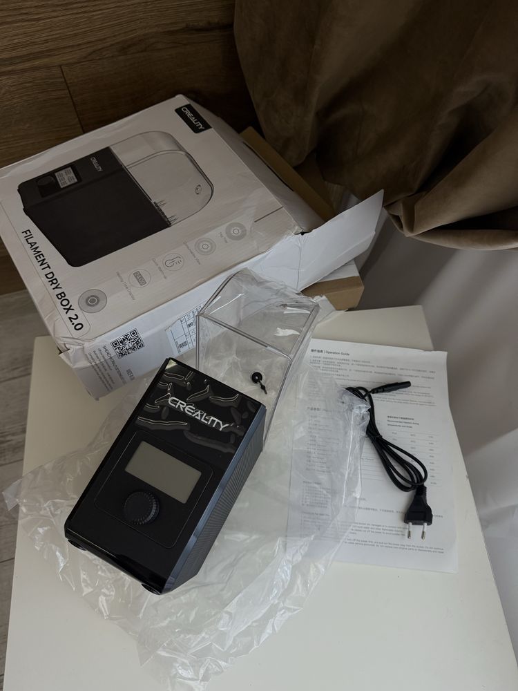 Сушарка для ниток Creality, FILAMENT DRY BOX 2.0 оновлений вентилятор