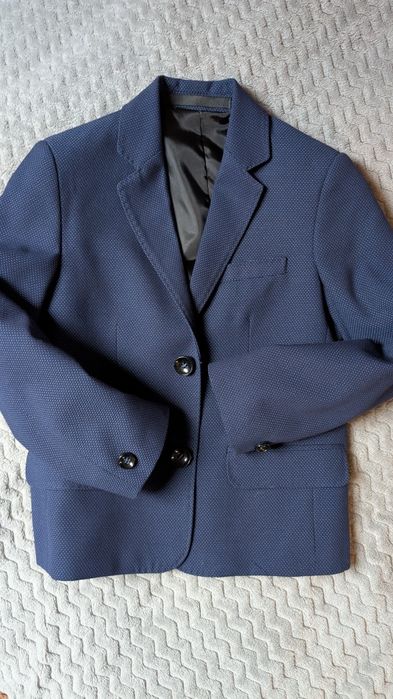 Elegancka marynarka granatowa chłopięca 104 Konik