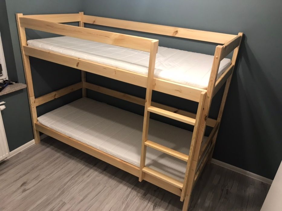 Łóżko piętrowe HIT 80x180 nie lakierowane łóżka piętrowe