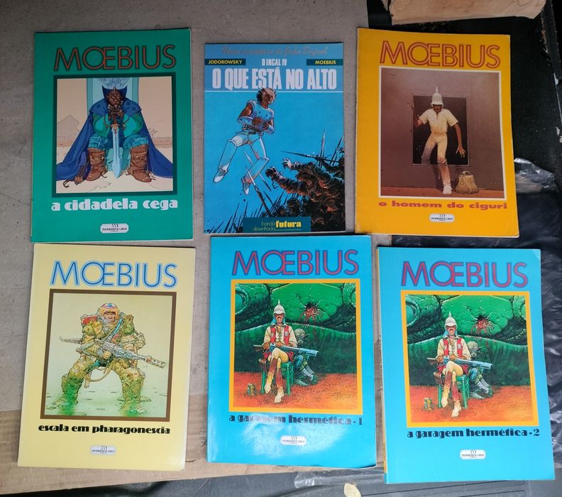 Livros coleção Moebius comics