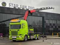 Scania R520 6x2 Fassi F485 HDS Żuraw Wciągarka Euro 6  SCANIA R520 6x2 Fassi F485 HDS Żuraw Wciągarka Euro 6