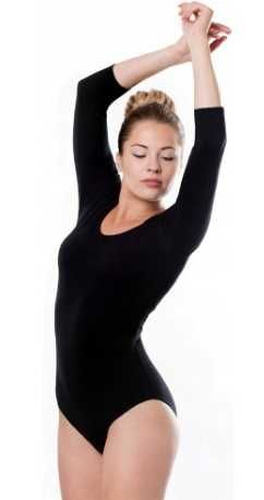 Kostium gimnastyczny/body/strój do tańca/SHEPA rozmiar 36/czarny roz.S