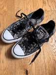 Sneakersy Converse All star czarne wzór bandana 37.5