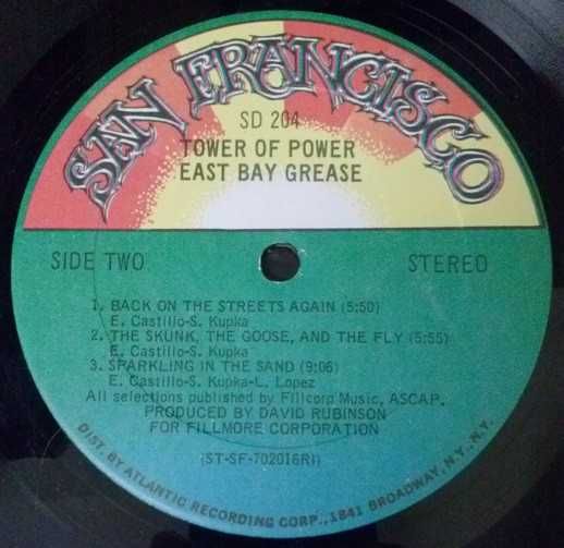 Tower Of Power ‎ "East Bay Grease" - 1970 - 1st press LP.