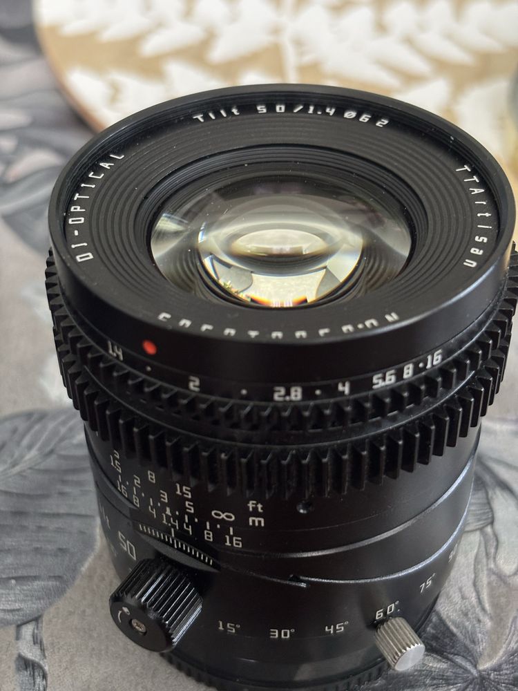 TTArtisan 50mm f/1.4 Tilt Sony E