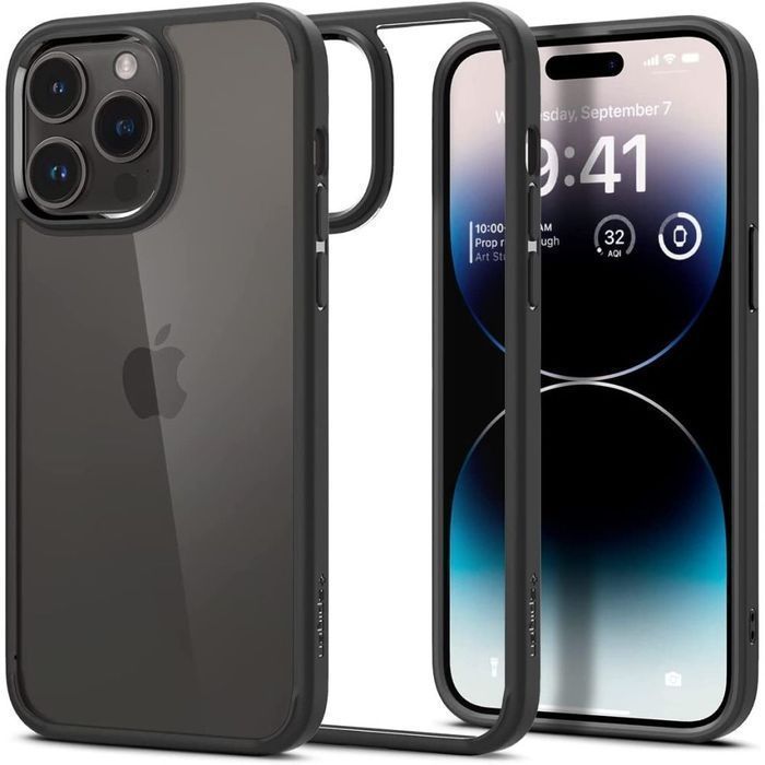 Spigen Ultra Hybrid Etui do iPhone 14 Pro Max - Matte Black