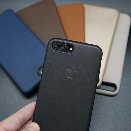 Кожаный чехол iPhone SE/6/S/7/8/Plus/X/XS/11 Pro Max Leather case