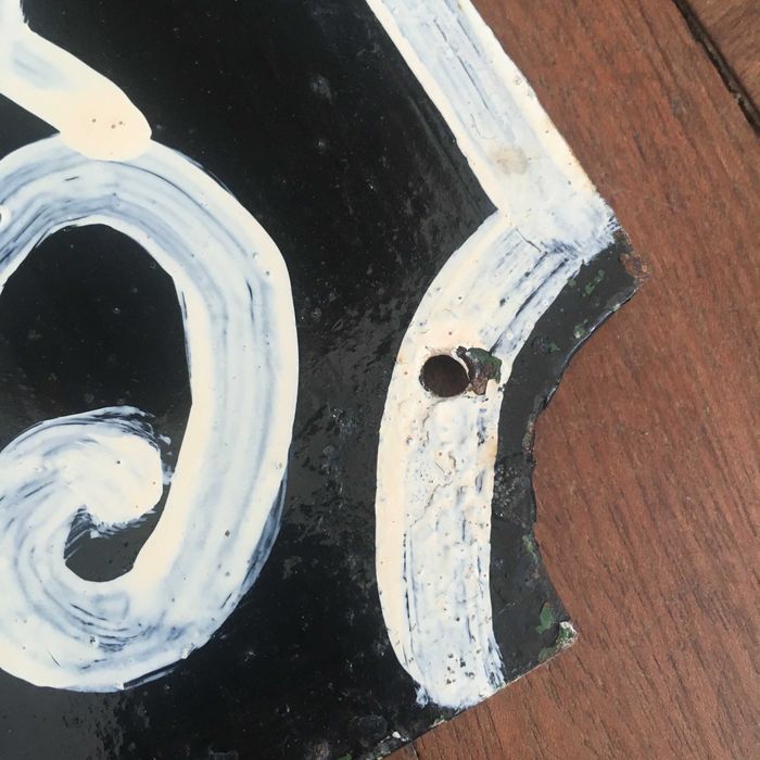 2 Placas em ferro para exterior,ambas impecáveis,sinalização