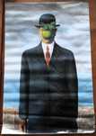 Tela Grande René Magritte-Filho do Homem,1964 60X40Cm