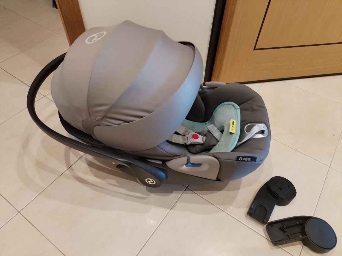 Cybex cloud Z ovinho com adaptador e protector aero moov