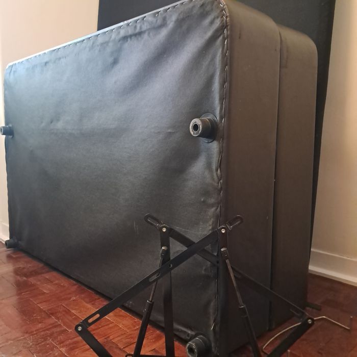 Cama/sommier IKEA, ORJE  de casal  de abrir com arrumação