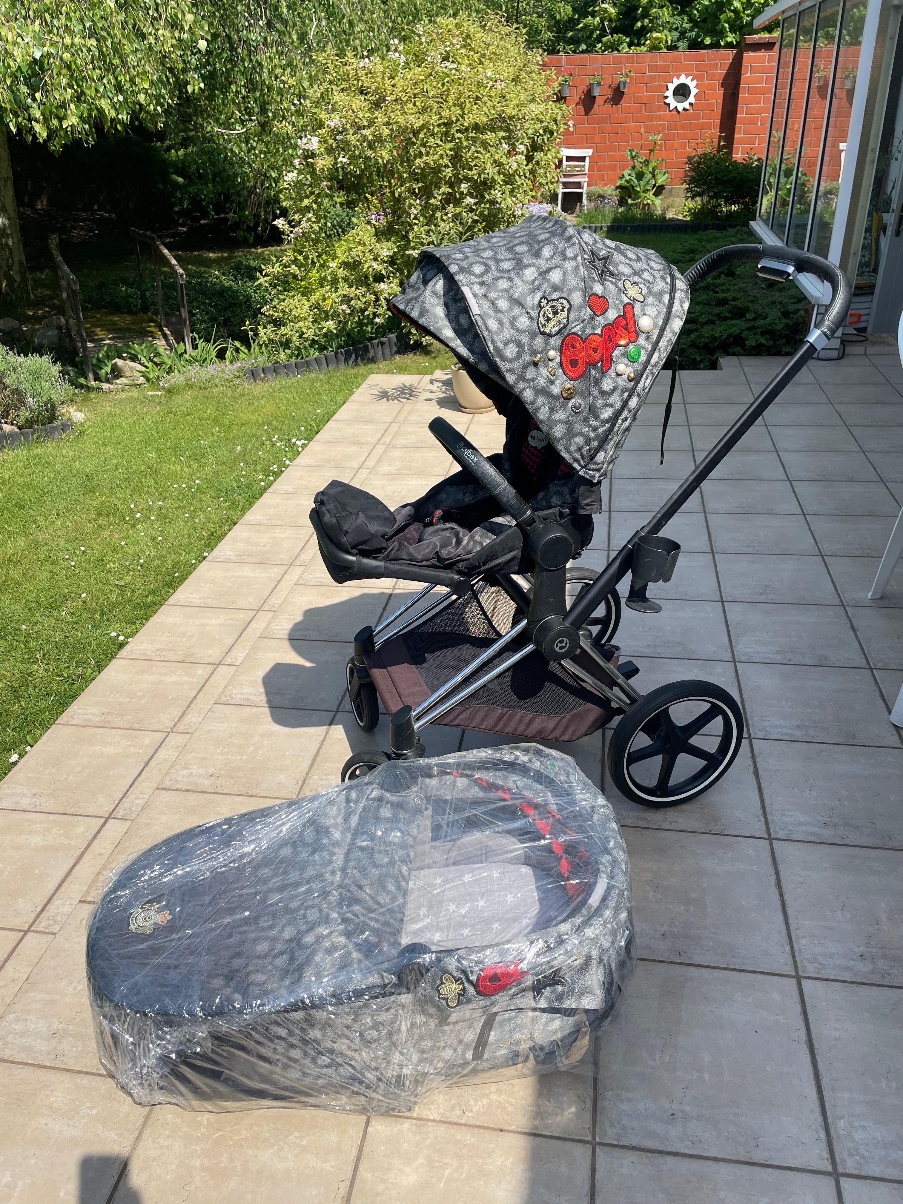 Cybex Priam 2.0 Platinium Rebellious z dodatkami