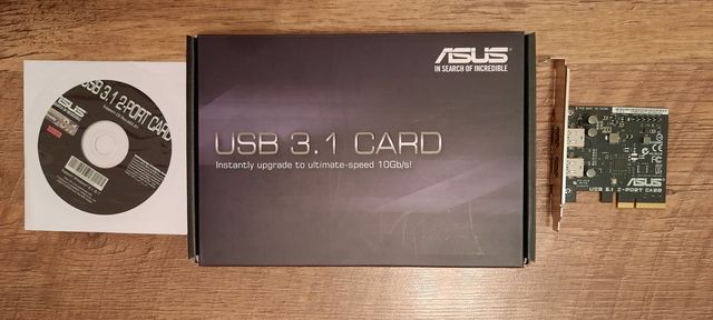 Плата расширения Asus USB 3.1 pci-e