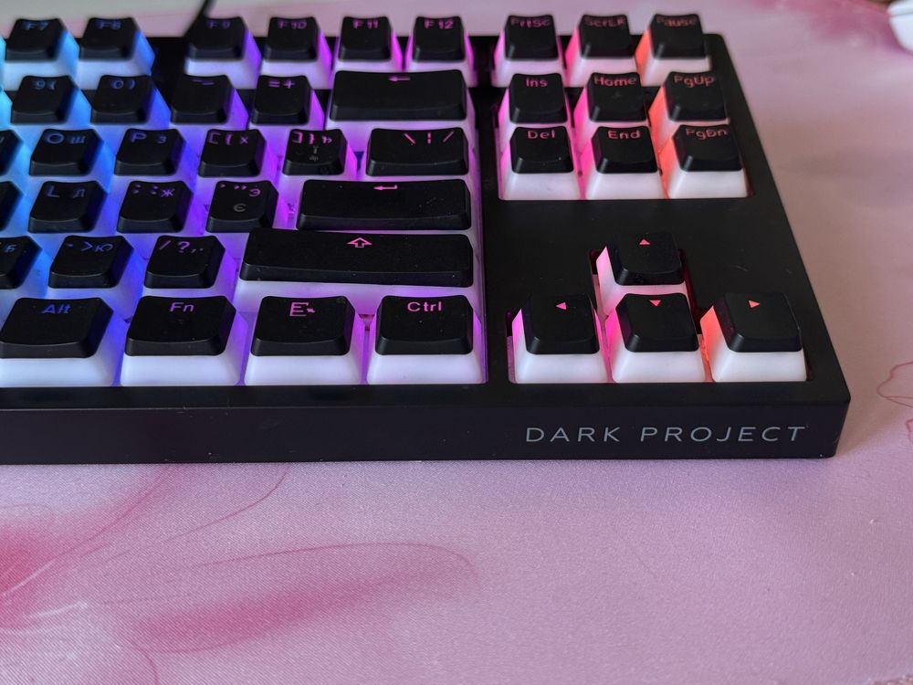 Клавіатура Dark Project Pudding Gateron Mechanical Cap Teal KD87A