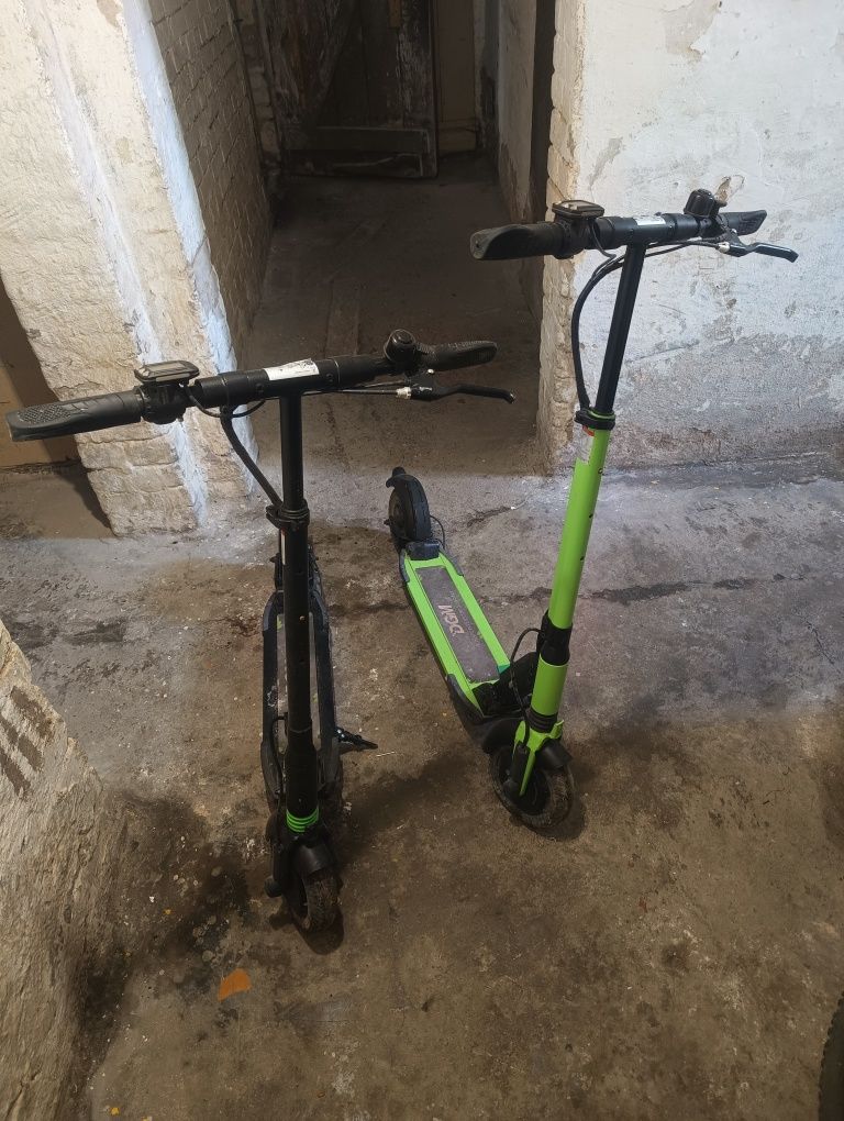 Dwie hulajnogi elektryczne DGM