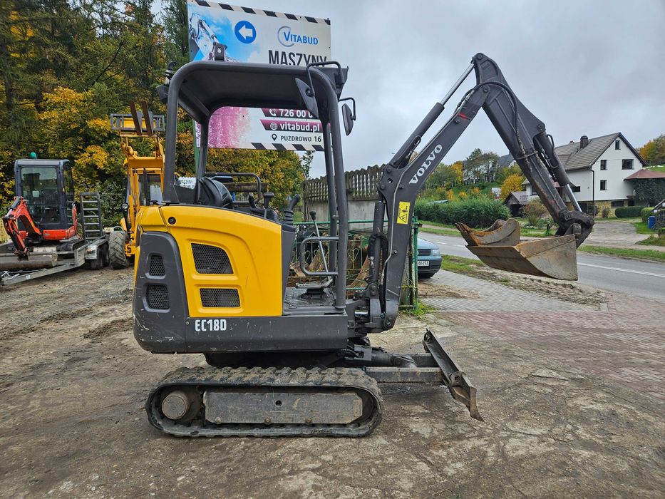 Volvo EC 18E 2017rok Nowe Gąski
