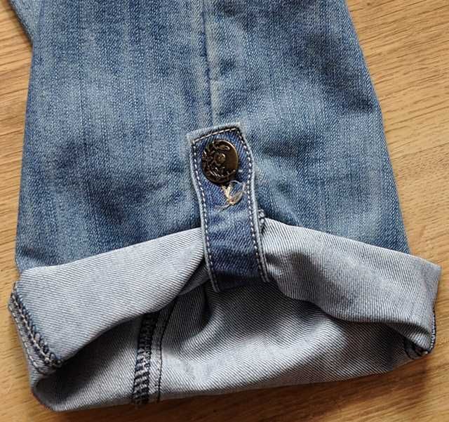 E-VIE spodnie ciążowe boothcut jeansy rozm.10/38