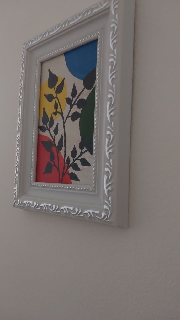Obraz liście handmade