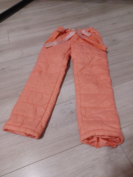 Spodnie zimowe dziewczęce r 128