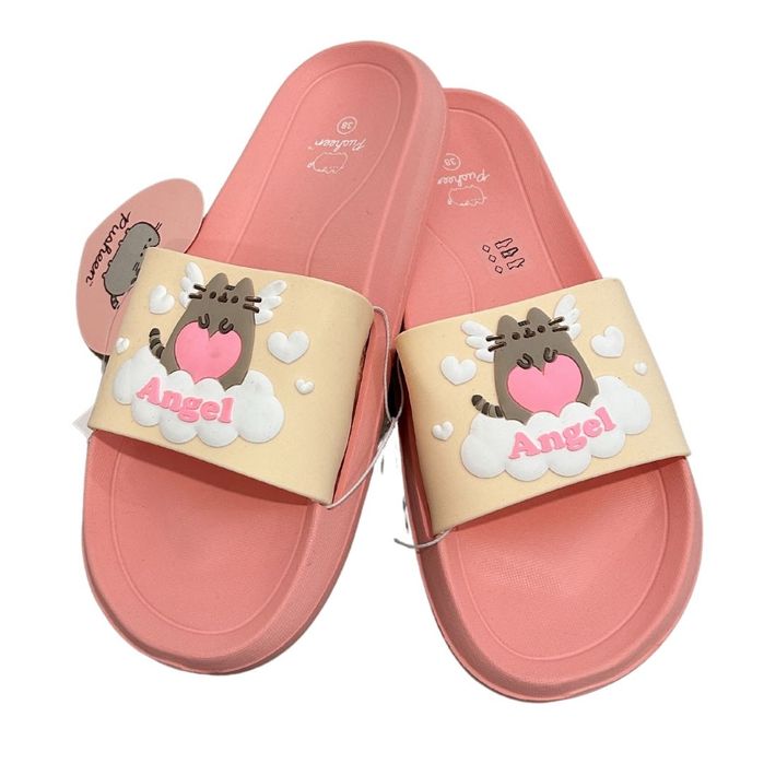 Klapki Pusheen 40 kotek brzoskwiniowe