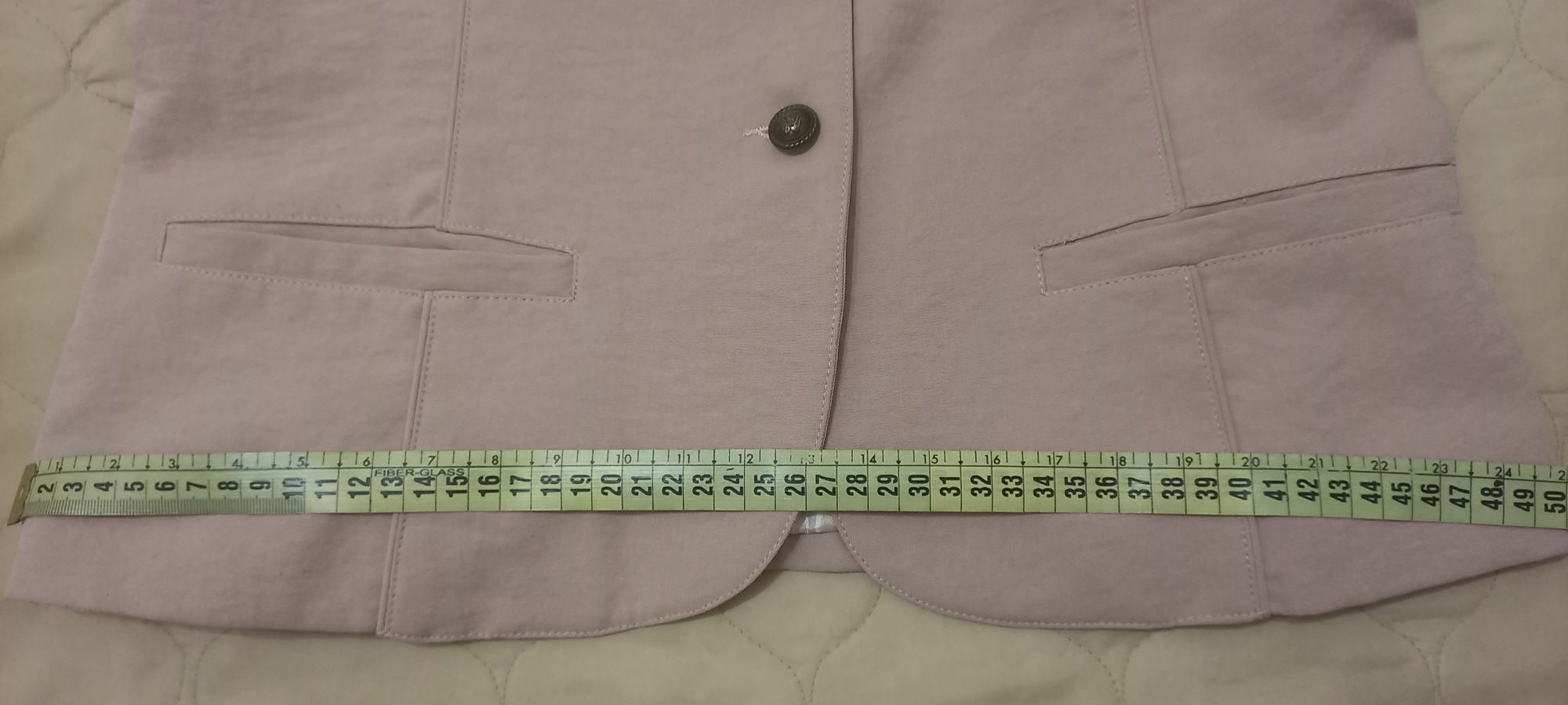 Комплект двойка (блузка и пиджак) с замерами.