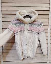 UK, Gruby, ciepły sweter, norweski wzór, roz. 104 cm, śliczny