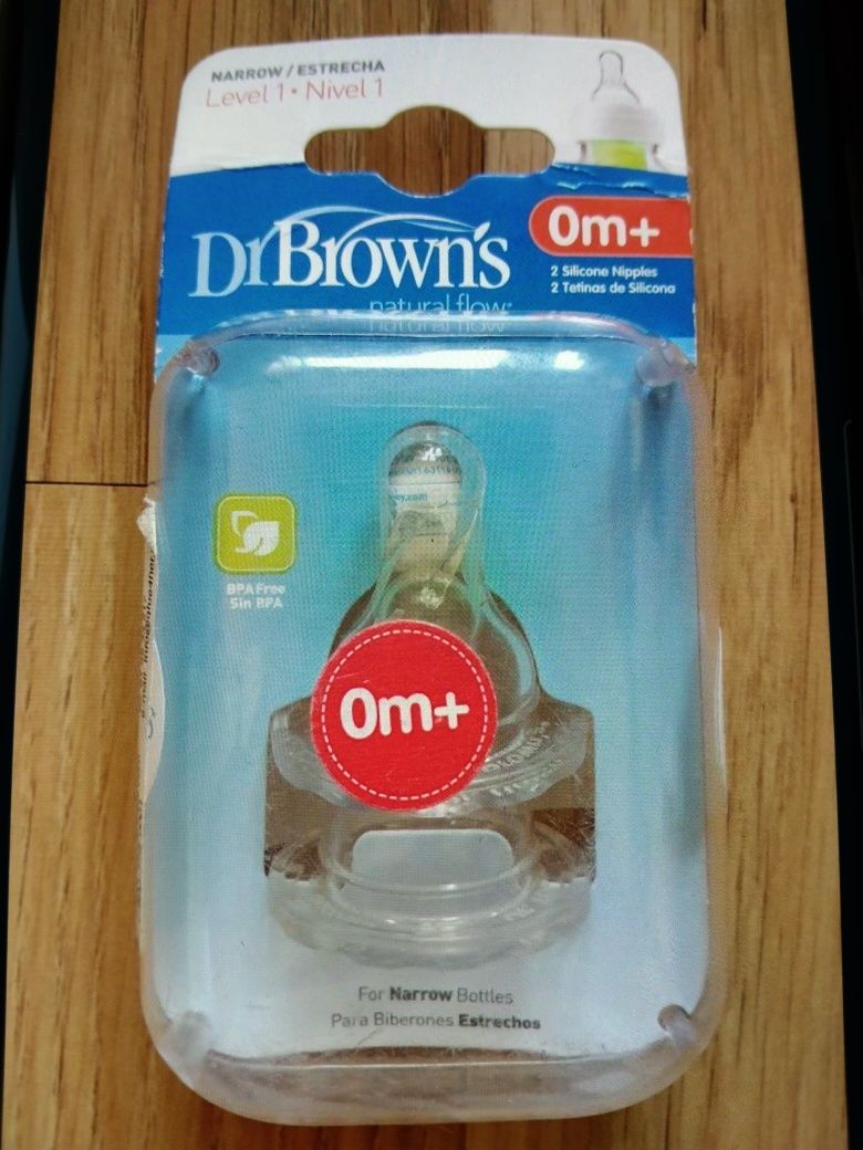 Dr Brown's smoczek do butelki smoczki dla wcześniaków noworodka waski