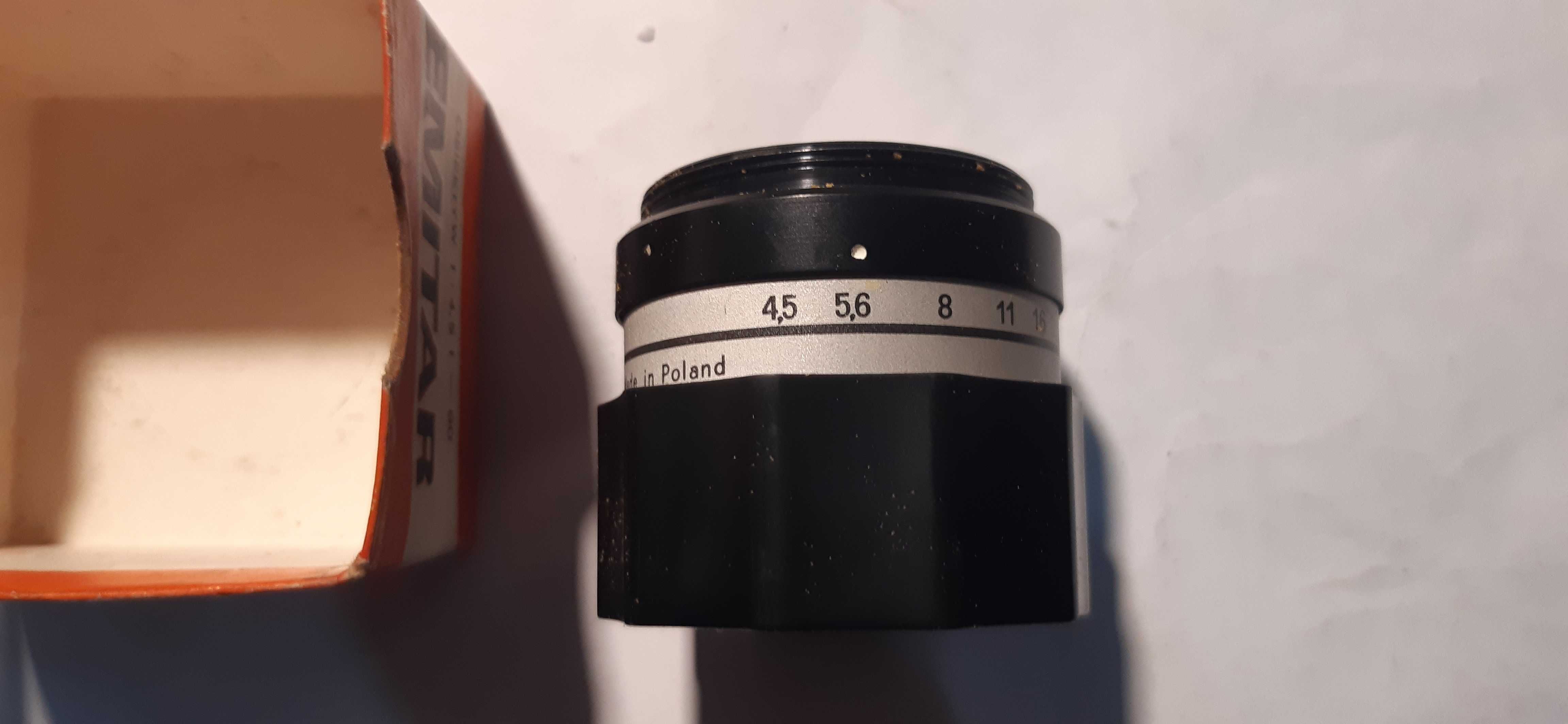 Emitar Obiektyw 1:4,5 f=80 fotografia prl