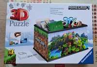 PUZZLE 3D - MINECRAFT Ravensburger - pudełko do przechowywania
