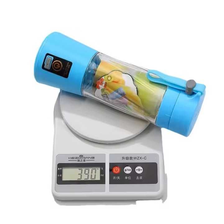 Przenośny Blender do Soku i Smoothie – 380 ml, Ładowanie USB, 2000 mAh